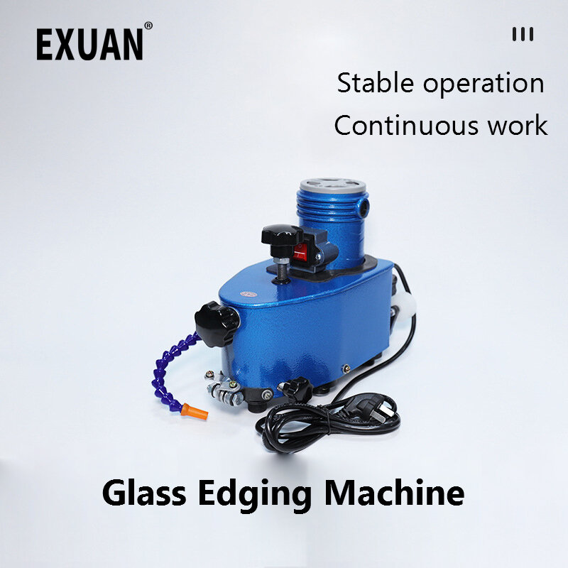 Portable Glass Edging Machine Small Edging Machine Rounded Corner Grinding Inner Hole Rough Edging Machine Convenient
