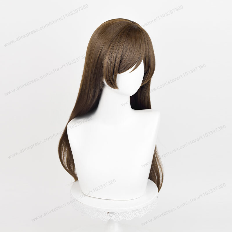 Парик для косплея из аниме Momozono Nanami, 70 см, длинные прямые коричневые парики для косплея, термостойкие синтетические волосы