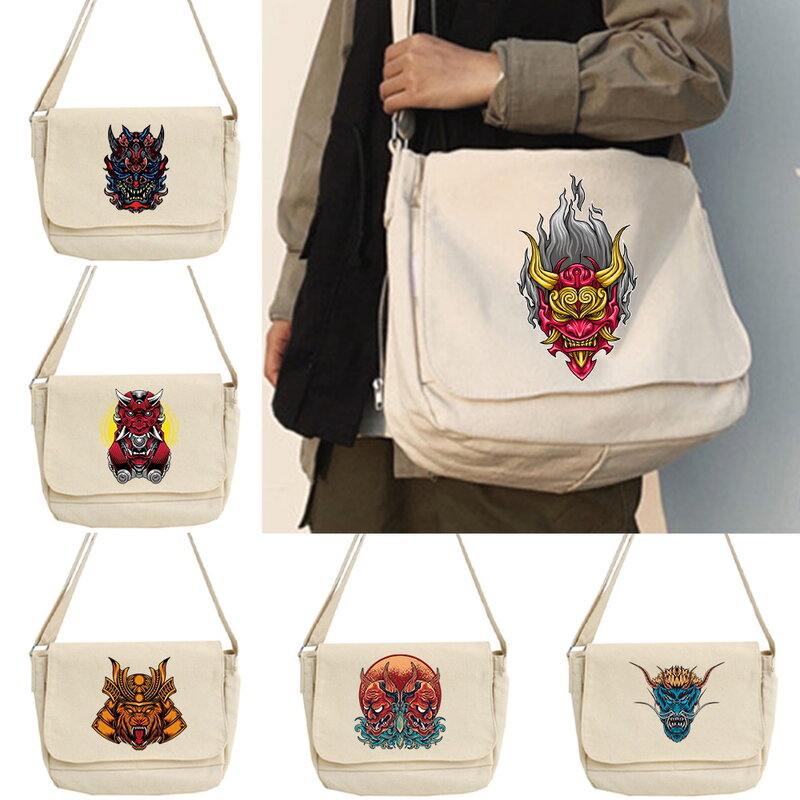 Women's Bag Monster Series Messenger Female Backpack College Large Capacity Versatile Adjustable Shoulder Tote Crossbody Bags