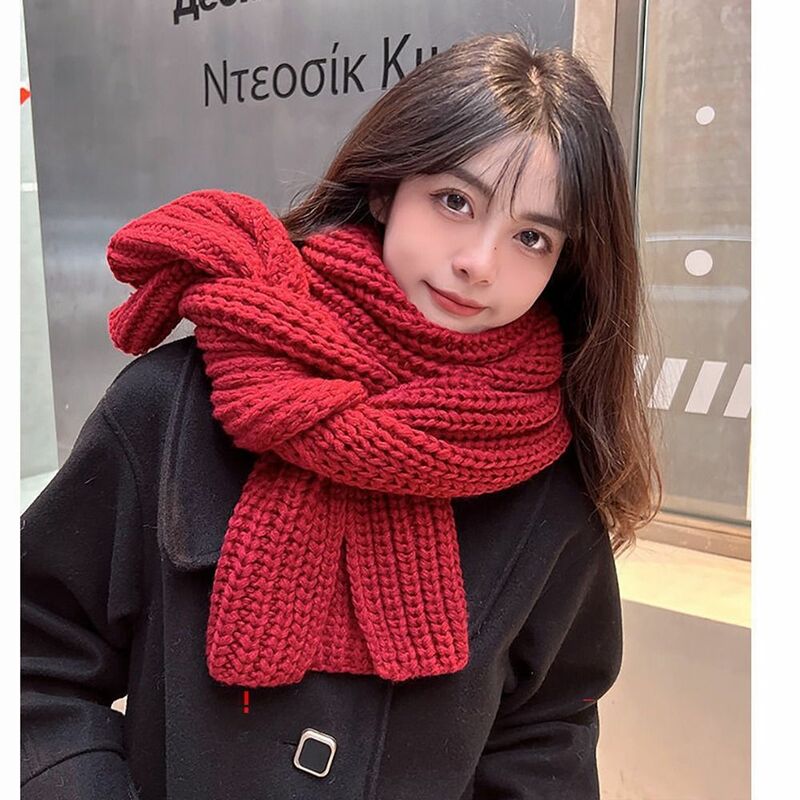 Thickening Thermal Neck Warmer Couple Warm Neck Cover Bib Windproof Warm Tube Fashion Winter Scarves Unisex