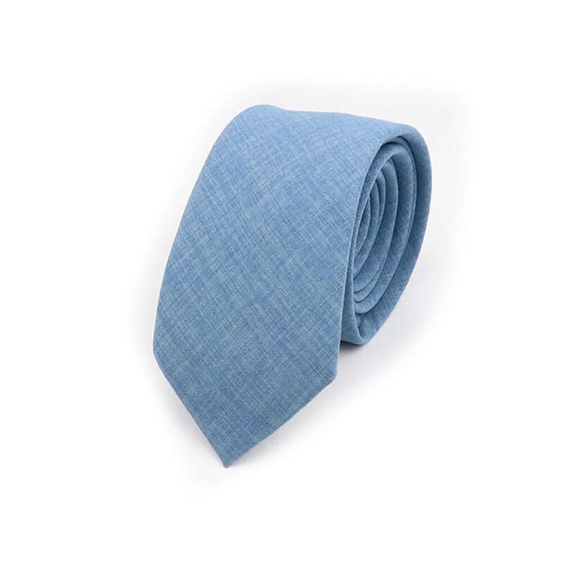 Solid Color Handmade Cotton Ties Men Necktie Striped Narrow Collar Slim Pink Sage Green Casual Tie Wedding Suit Accessories Gift