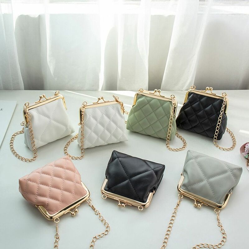 Casual Chain Crossbody Bags for Women Fashion Simple Shoulder Bag Ladies Designer Handbags PU New Leather Messenger Bag