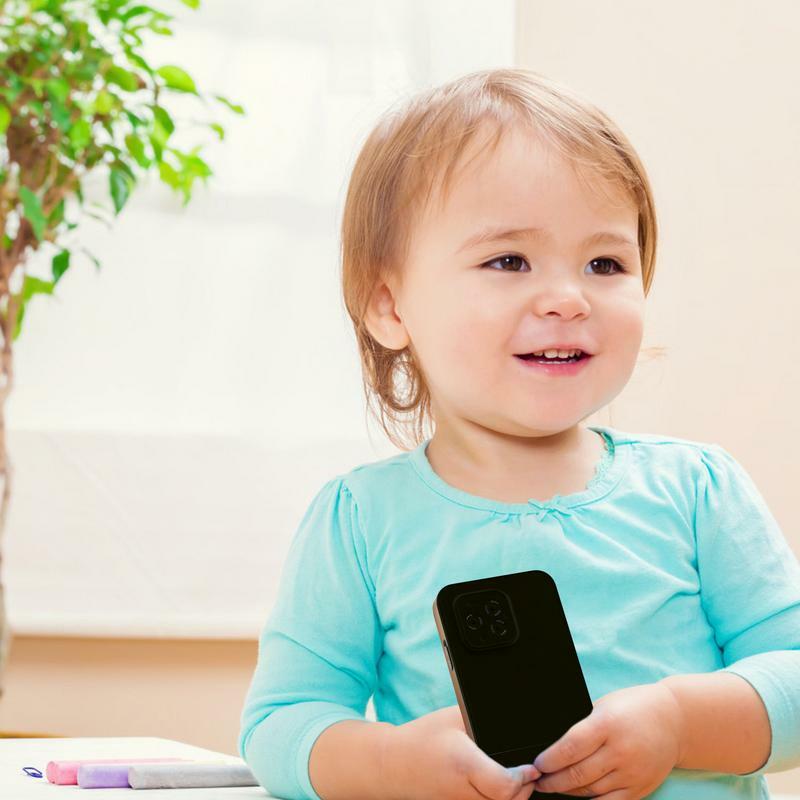 교육용 시뮬레이션 휴대폰 장난감, 유아 교육용 휴대폰 장난감, 3-6 세 유아 라이트 업