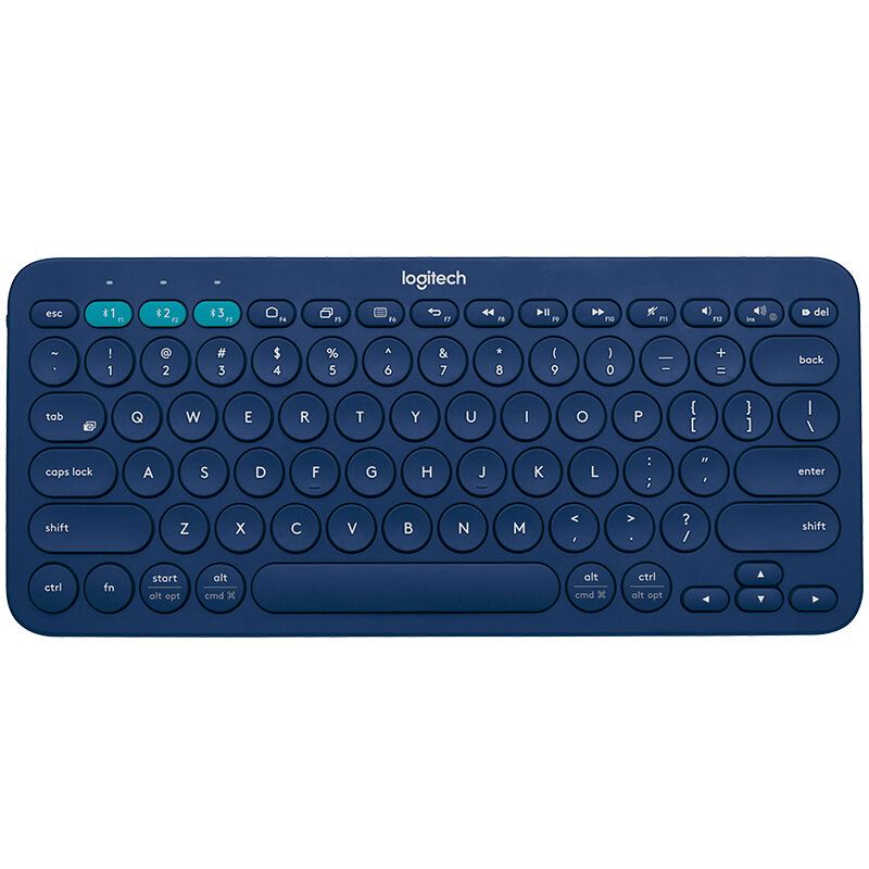 Teclado inalámbrico multidispositivo K380, práctico teclado portátil para oficina