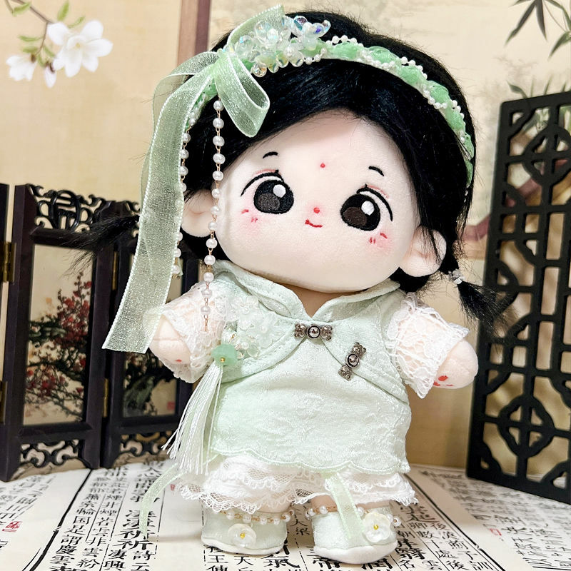 10 см, 20 см, детская одежда, одежда в старинном стиле, Hanfu, qipao, атрибутная свободная хлопковая кукольная одежда, Одежда для куклы