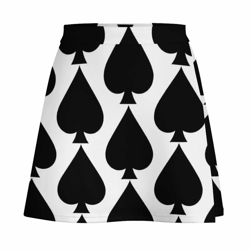 Мини-юбка Ace of Spades, мини-юбка, Корейская одежда, Женская Милая юбка, шикарная и элегантная женская юбка