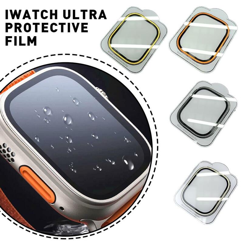 Protector de pantalla de vidrio de cobertura completa para reloj S8 Ultra, 49mm, película antiarañazos y resistente a caídas, I1r1