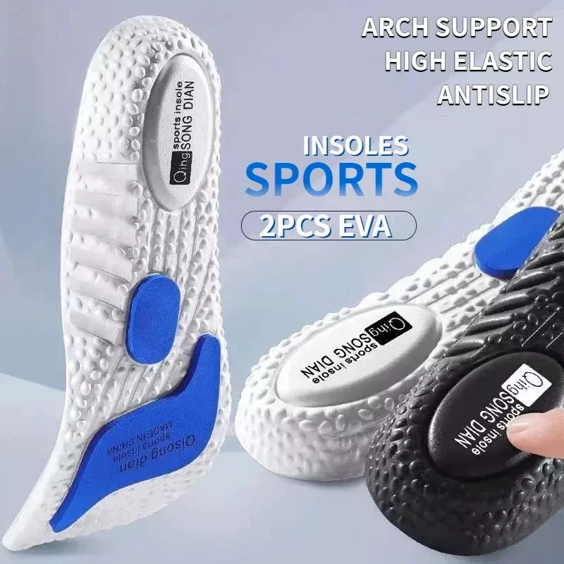 Sports Insoles Breathable Sweat Absorbing ZOOM Air Cushion Non-slip Basketball Shoes for Men's and Women's Running Super Soft So