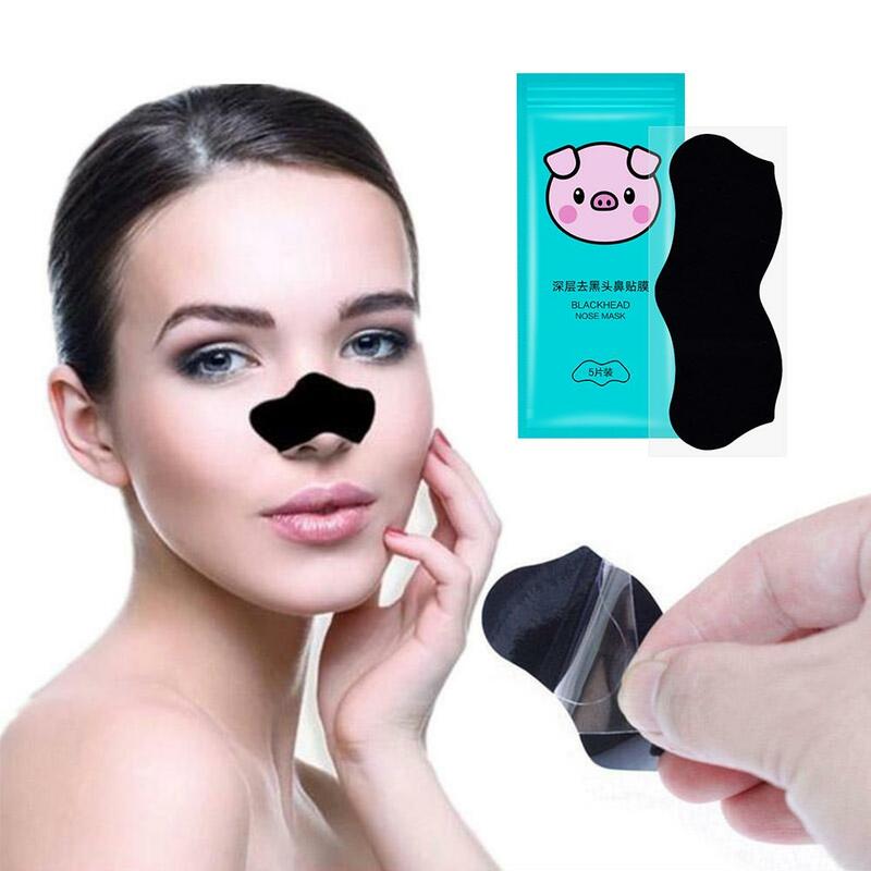 10PCS Blackhead Removal Nasal Strip Acne Magic Powerful Adsorption Mite Remover Deep Cleaning Pore Shrinking Smooth Skin