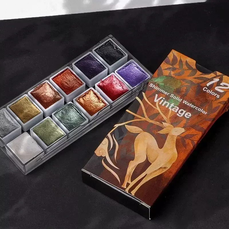 Однотонные акварельные краски, набор акварельных цветов для художественной живописи, дизайн ногтей 165