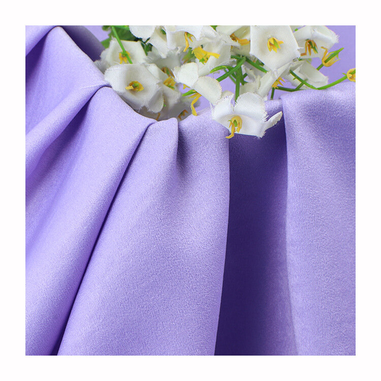 ชุดเดรสผ้าไหมอะซิเตทปลอม155g acetate ชุดเดรสผ้าสำหรับใส่ในฤดูใบไม้ผลิและฤดูร้อน