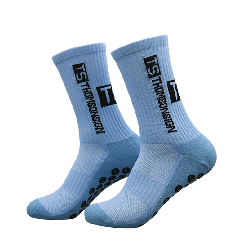 Нескользящие футбольные носки THOMSONSIGN для мужчин и женщин, нескользящие спортивные носки для футбола, баскетбола, тенниса, велосипедные носки 38-46