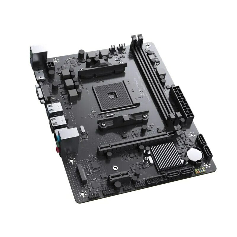 Maxsun เมนบอร์ด AMD B450M Dual-Channel DDR4หน่วยความจำ AM4เมนบอร์ด APU M.2 NVMe (รองรับ Ryzen 4500 5600ซีพียู5600g)