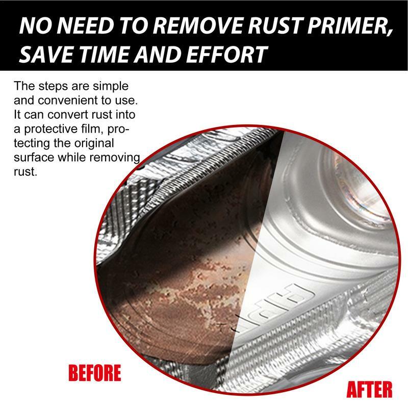 50ml Metal Surfaces Rust Remover Water Based Metal Paint Rust Converter Multi Purpose Anti-rust Protection Car Coating Primer