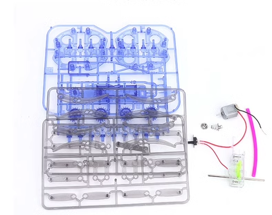 Spinnen roboter DIY Technologie kleine Produktion elektrische kriechende Wissenschaft Spielzeug Montage Material Geschenk Farbbox