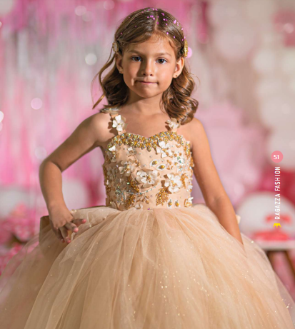 Шампанское мини-платье для Quinceanera, бальное платье, тюлевые платья с жемчугом и цветами для девочек на свадьбу, мексиканские платья для конкурса, для малышей