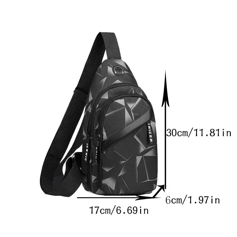 Disney Lilo & Stitch Men Multifunctional Shoulder Chest Bag Crossbody Bag for men Outdoor Casual Bag Backpack Trend Handbags