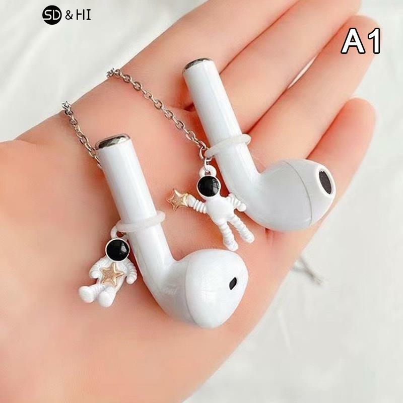 Collar de auriculares inalámbricos antipérdida para mujeres y hombres, cadena de auriculares colgante de margaritas exquisitas, accesorios de moda, regalos
