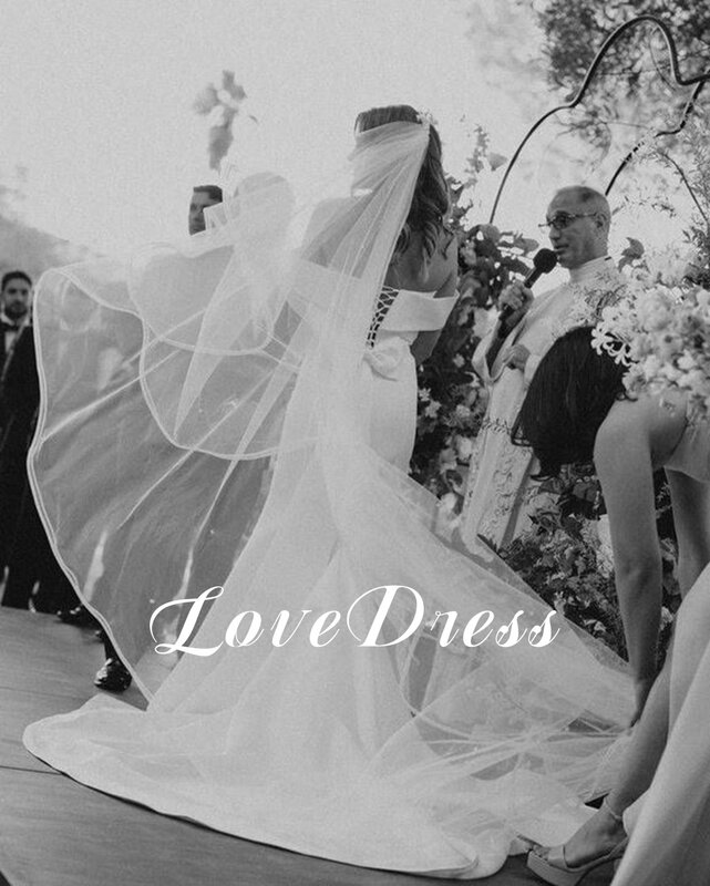 Lovedress-女性のためのレースの人魚のウェディングドレス,魅力的なビーチドレス,スパンデックス,背中の開いた背中,結婚式のドレス