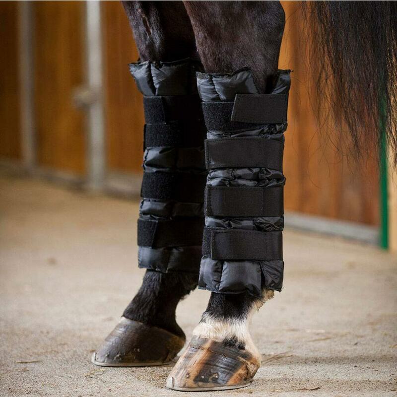 Cavallo Ice Cold Pack Leggings Cooling Boot Bag protezione per le gambe equestre