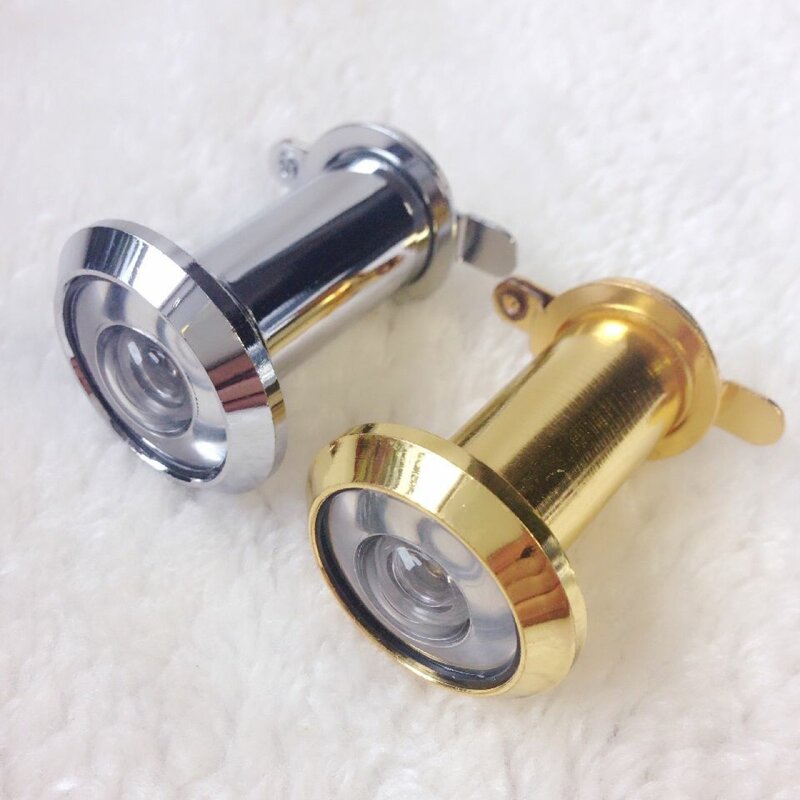 1 piece of zinc alloy cat eye, wooden door mirrors and sheep eyes for hotels and guesthouses, high-definition anti-theft eyes