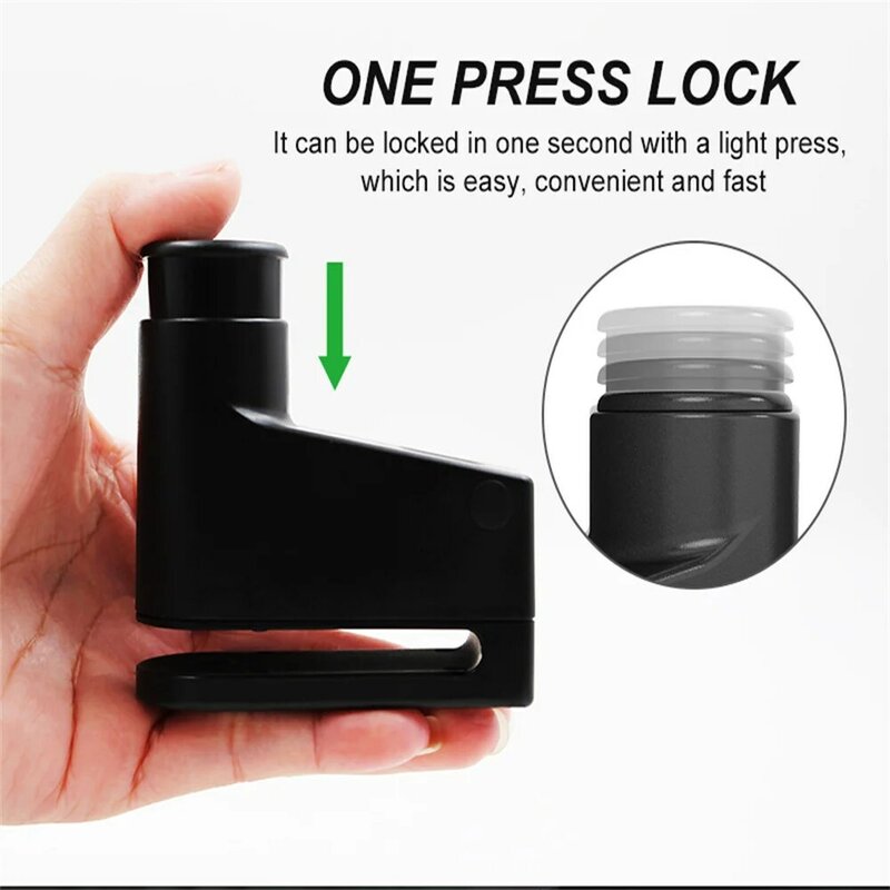 Smart Vingerafdruk Disc Brake Lock Anti-Diefstal Bluetooth Elektrische Lock Waterdicht Voor Motor Fiets