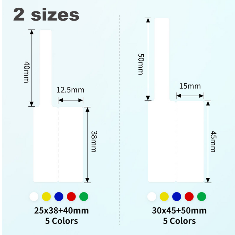 Etichetta termica per cavo per stampante Detonger DP23S/DP80/DP30 5 rotoli adesivo adesivo antigraffio antiolio impermeabile a prova di strappo