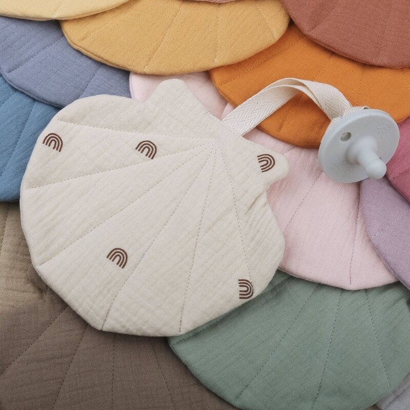 67JC Baby Shell-Vormige Fopspeen Ketting Hanger Grote Baby Shower Gift Voor Jongen Meisje