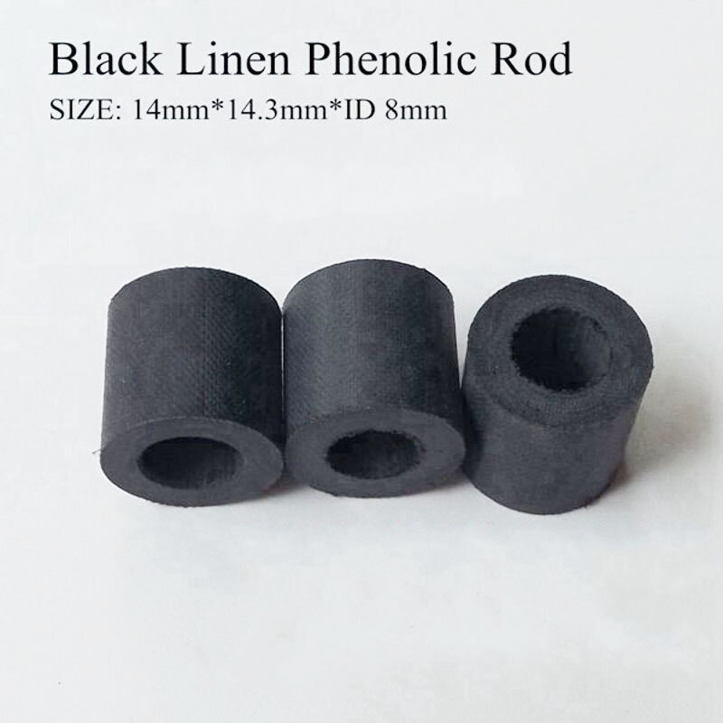 Black Linen Phenolic Rod Ferrule  Material Snooker Pool Cue Ferrules Cue Tip Billiards