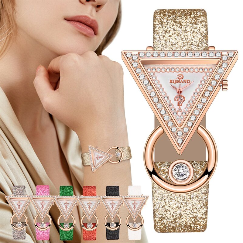 Relógio de pulso delicado quartzo feminino, quartzo, silicone, exato