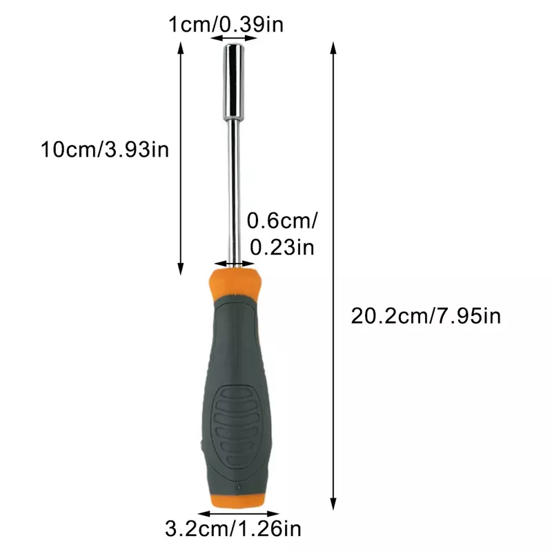 6,35 мм шестигранный адаптер ручка отвертки магнитная головка держатель отвертки Нескользящая Шестигранная ручка отвертки