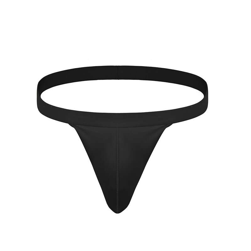Men Sexy Open Crotch G-String Backless Low Rise Underpants Big Pouch U Convex Jockstrap Thongs Hight Cut Elasticity Underwear