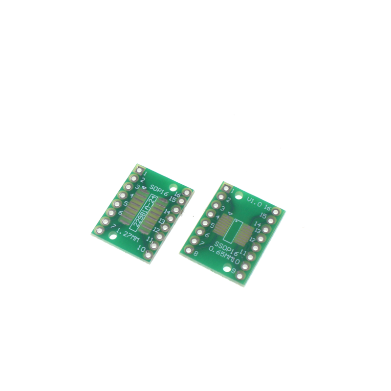 Kit de placa PCB SMD de 5/10 piezas, adaptador de giro a DIP, convertidor de placa SOP MSOP SSOP TSSOP SOT23 8 10 14 16 20 28 SMT A DIP