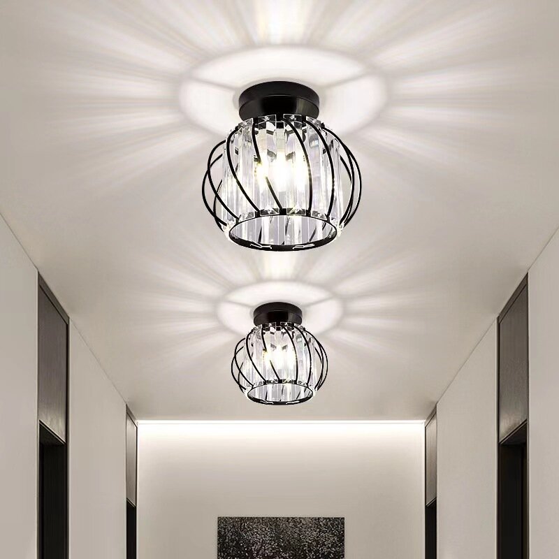 모던 크리스탈 천장 조명 고정장치 조명, LED 샹들리에 피팅, 주방 복도 식당 거실 홈 장식 램프