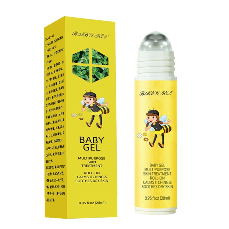Czysty naturalny olejek eteryczny z komarami cytronelowymi dla dzieci butelka typu Roll-On antyświądowy laska lawendowy żel przeciwświądowy naturalny