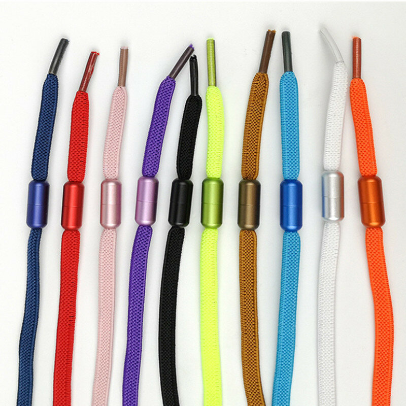 1 para nowe gładkie, elastyczne sznurowadła sznurówki których nie trzeba wiązać specjalne kreatywne dzieci dorosłych tenisówki typu uniseks buty sznurowadła