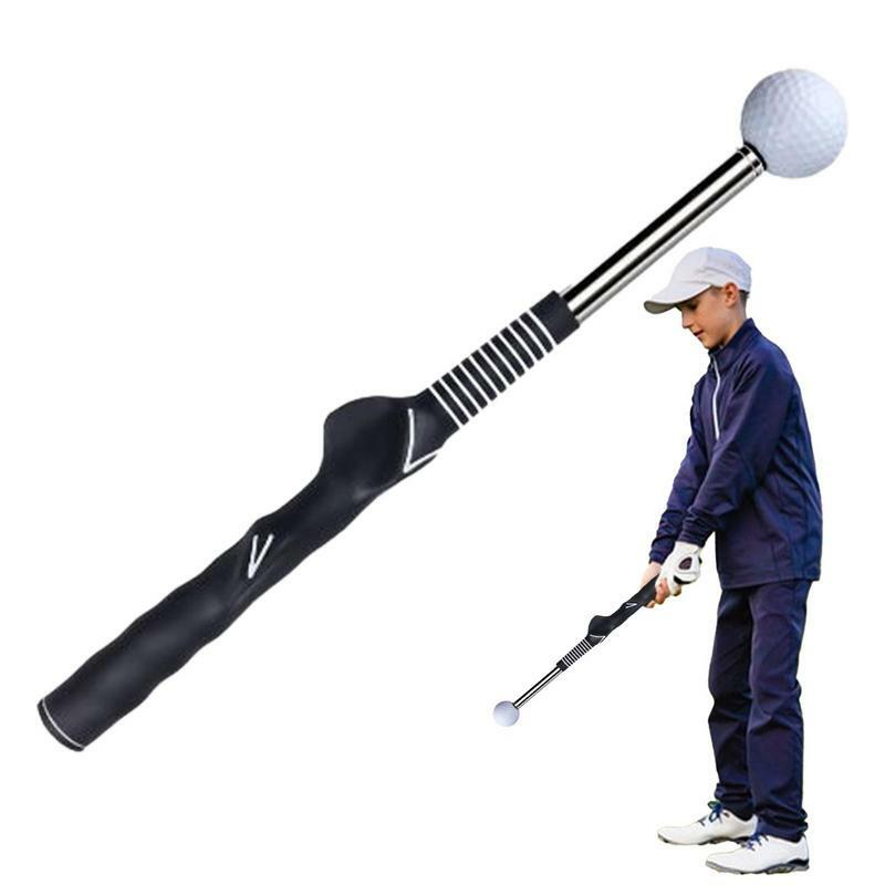 Teleskopowa huśtawka golfowa kij golfowy trening swingu golfowego mistrz swingu golfowego pomoc szkoleniowa korektor postawy ćwiczenia w golfa