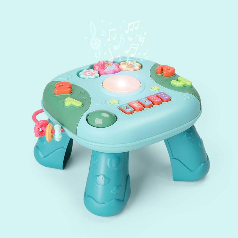Juguetes de escritorio multifuncionales para Educación de la primera infancia, máquina de cuentos, mesa de aprendizaje de música, 2023