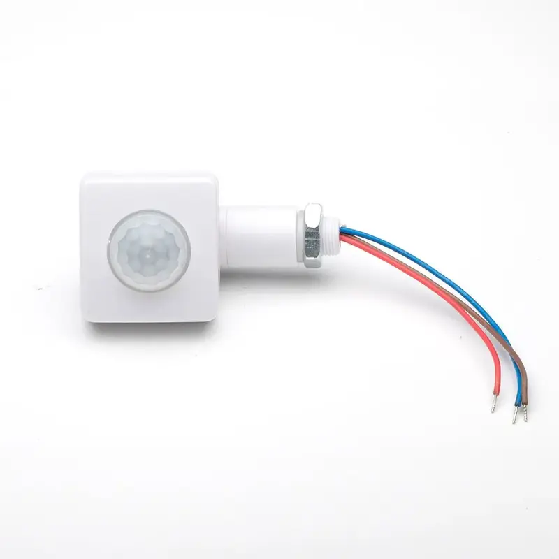 Neuer 10/12mm Drei-Draht-System Mini kleiner Infrarot sensor für menschlichen Körper Flutlicht Mini Sensor dünner Infrarot-Sensorsc halter