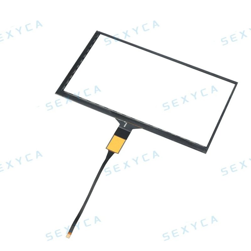 Vidro Touch Screen digitalizador para variedade, rádio do carro Android, navegação 6 pinos, 165x100mm, 7 Polegada, QT-0155-FPC, JR-005-GT911