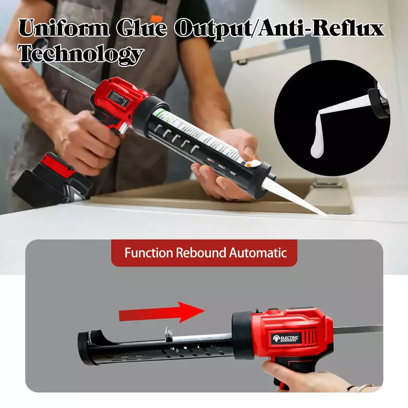 Electric Goddess Electric Glue Gun Wireless Door and Window Glass Electric Sewing Glue LED Tool for Makita 18V Lithium Battery