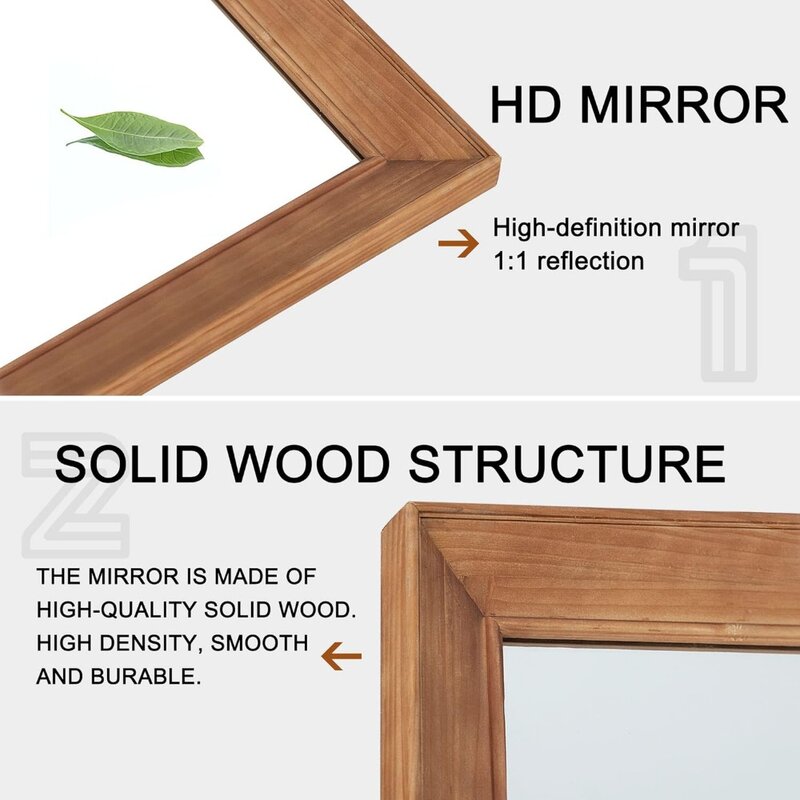 กระจกสำหรับสติกเกอร์ตกแต่งกระจกในบ้านสำหรับห้องเต็มตัวสีน้ำตาลปนเหลือง) ปราศจากค่าขนส่งกระจกการตกแต่งกระจกยาวถึงพื้นสวยงาม