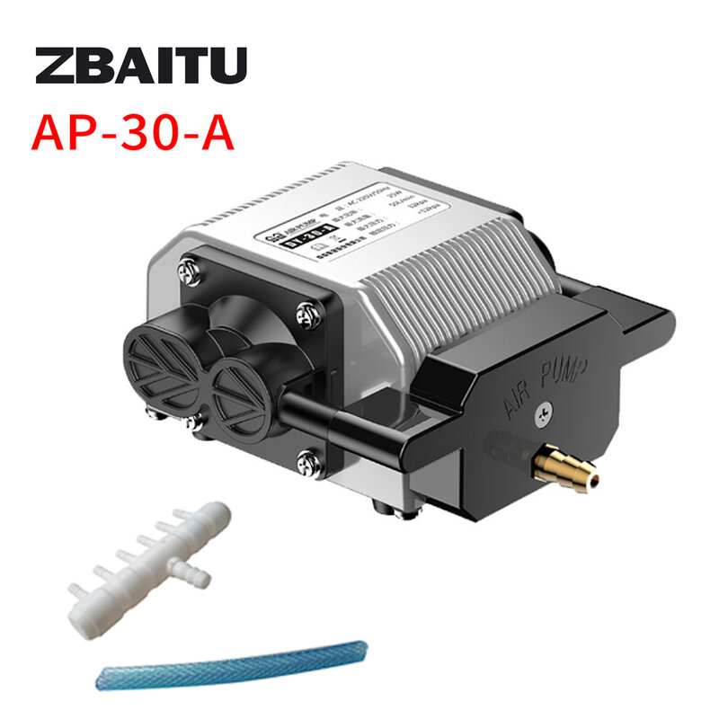 ZBAITU pompa udara bantuan, dengan selang 100cm untuk pompa udara modul kepala Laser untuk alat memotong modul ukiran Laser