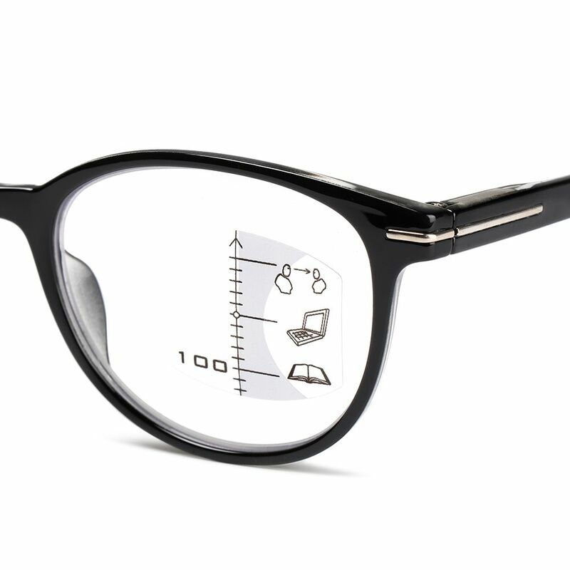 Gafas multifocales progresivas para el cuidado de la visión, dioptrías, bloqueo de luz azul, gafas para presbicia, gafas para computadora, gafas de lectura