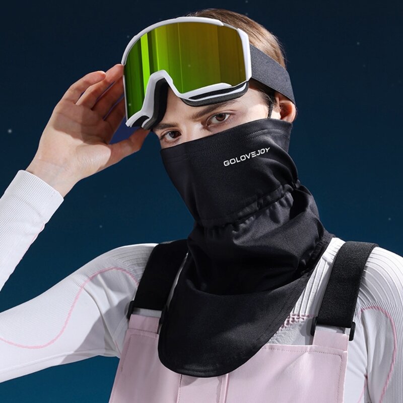 Foulards cou d'hiver, couvre-visage respirants, chauds épais, pour cyclisme, masque protection pour temps froid