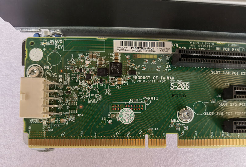 DL380P G8 DL388P G8 PCI-E cartão expander 622219-001 662524-001