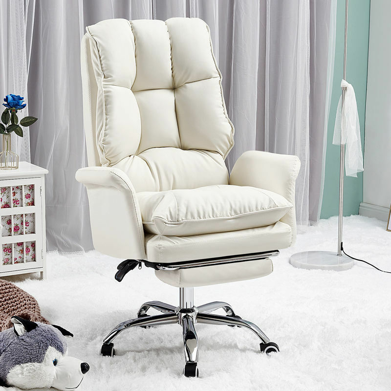 Chaise de bureau ergonomique en cuir PU, chaise de jeu rose, chaise de joueur express pour ordinateur, fauteuil de canapé de chambre à coucher, meubles de maison, nouveau