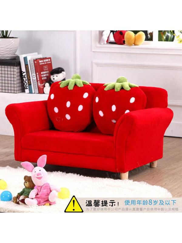 Tkanina dmuchana sofa dla dzieci księżniczka niemowlę leniwy fotel truskawkowy kombinacja sofa dziecko mały uroczy