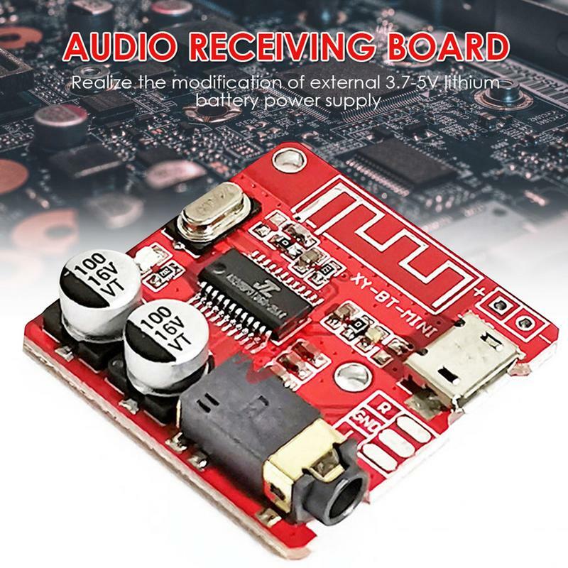 Bluetoothcompatible Audio Receiver Board Bluetooth4.1Mp3 Lossless DecoderBoard Wireless Stereo Music Module 3.7-5V XY-BT-Mini