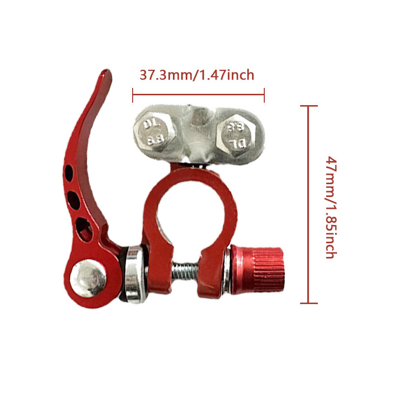 2-Pcs Aluminum Alloy Battery Terminal High Quality Auto Parts Battery Top Joint Spot Tool 12V 6V 24V Cable Post Clamp Pincers